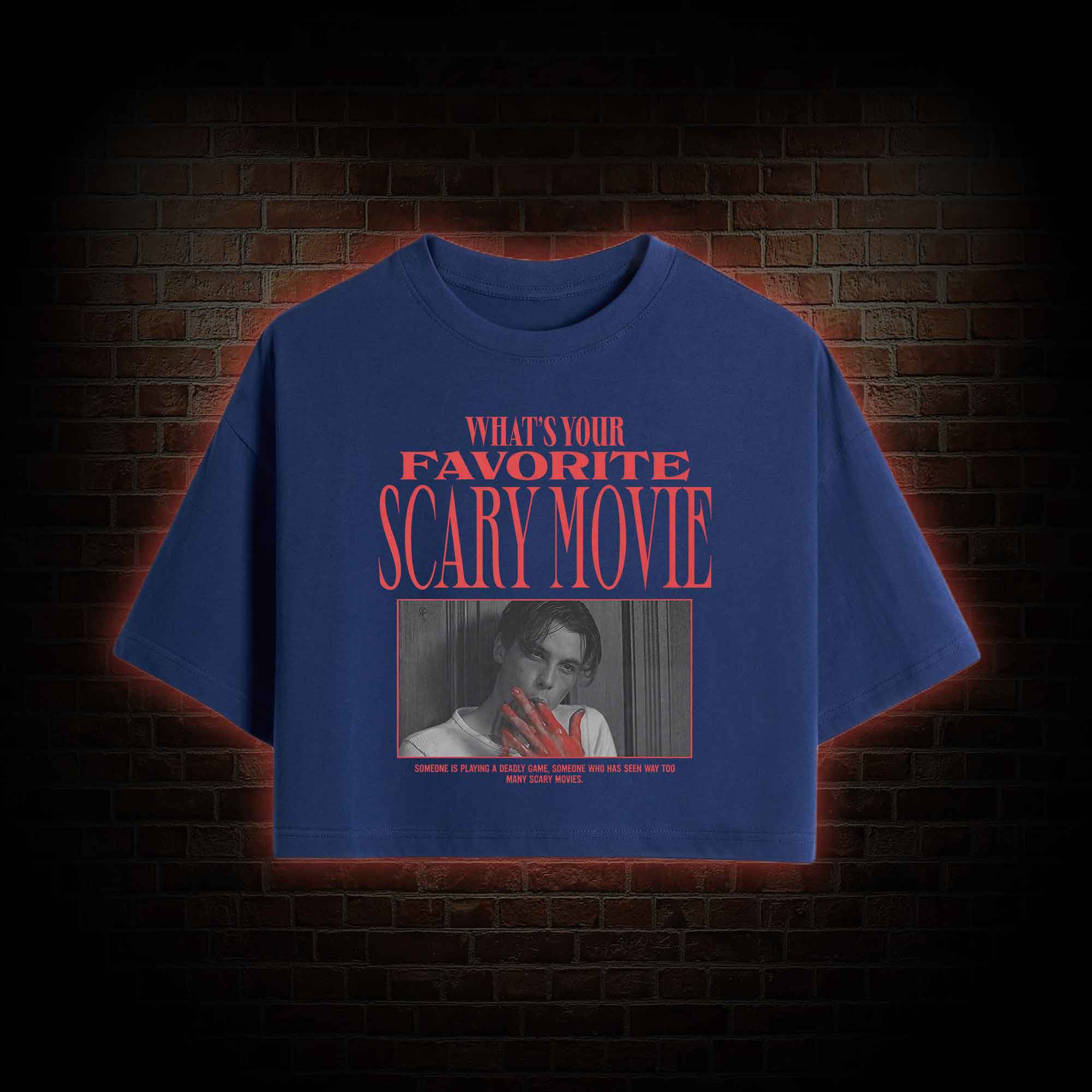 What's Your Favorite Scary Movie Crop Top