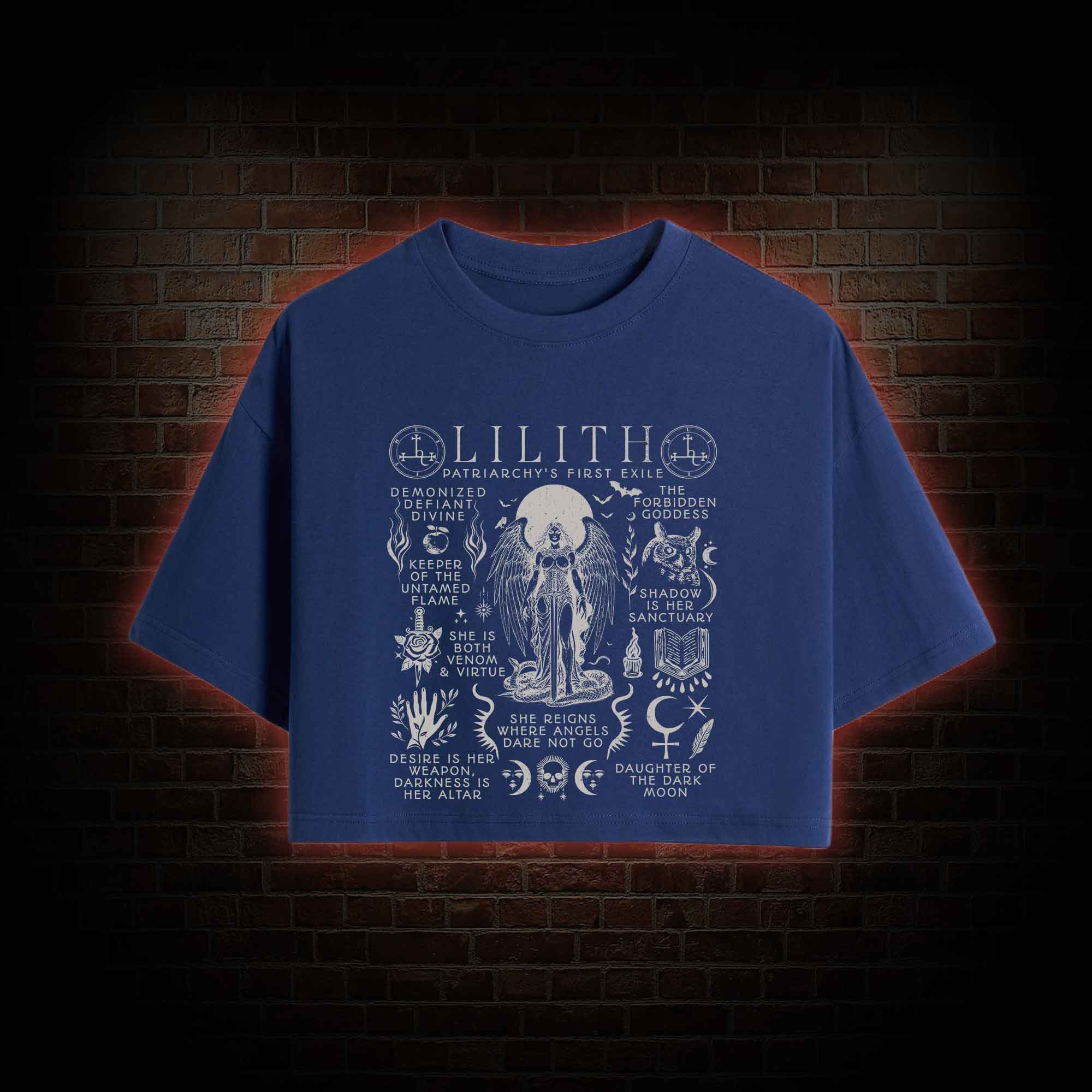 Lilith Feminist Crop Top