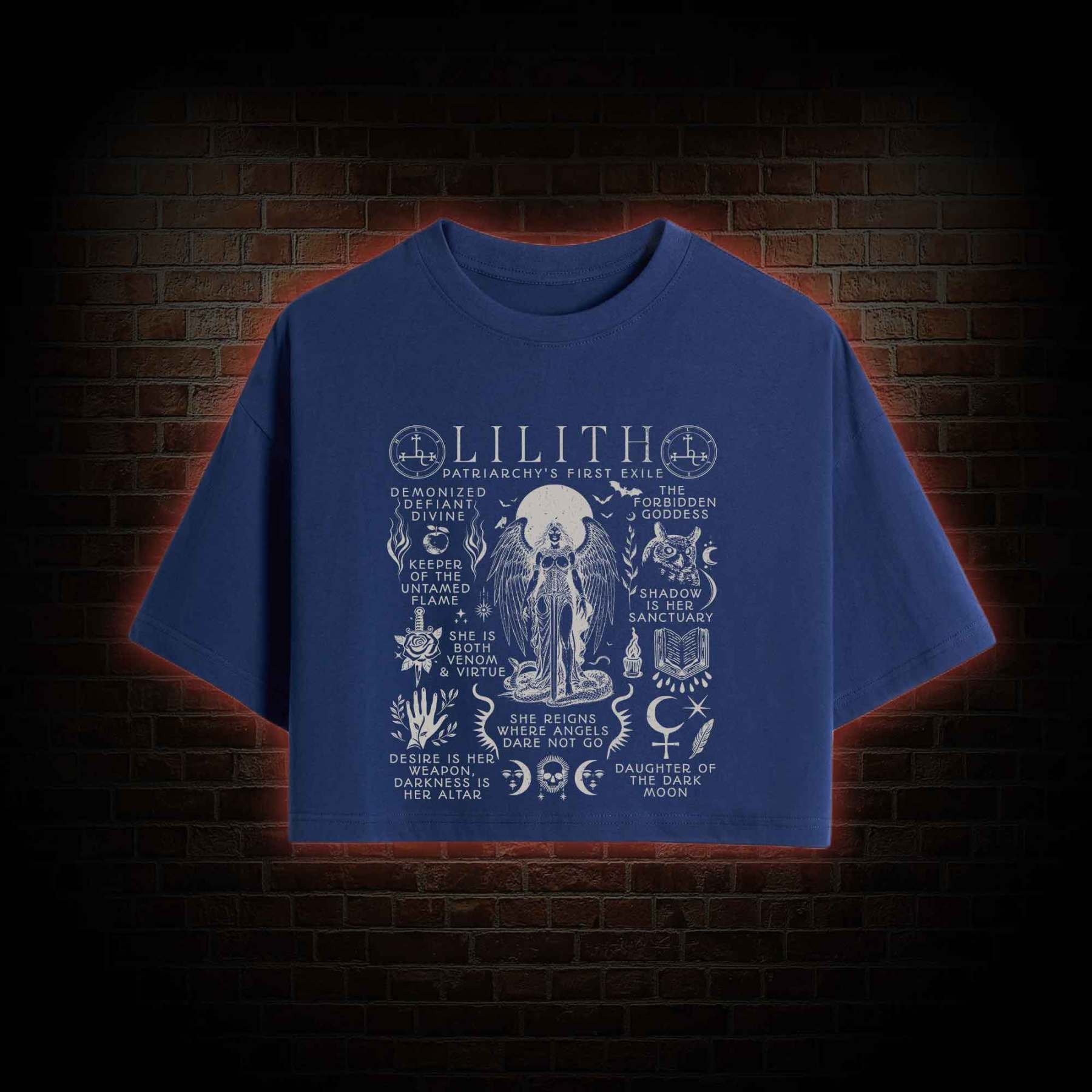 Lilith Feminist Crop Top
