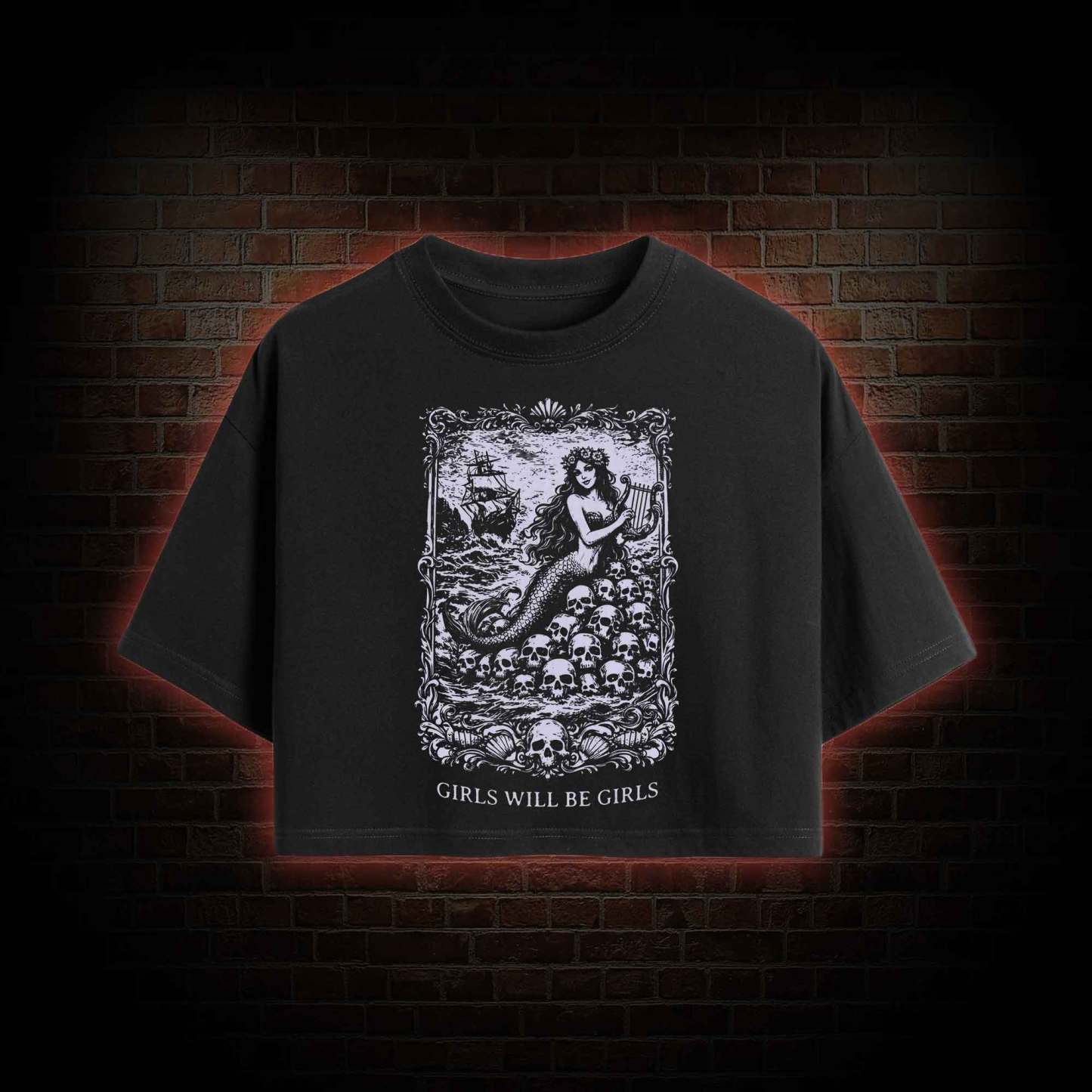 Girls will be Girls Greek mythology Crop Top