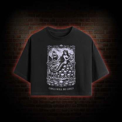 Girls will be Girls Greek mythology Crop Top