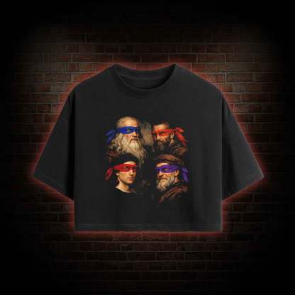 Masters of Art by day Crop Top