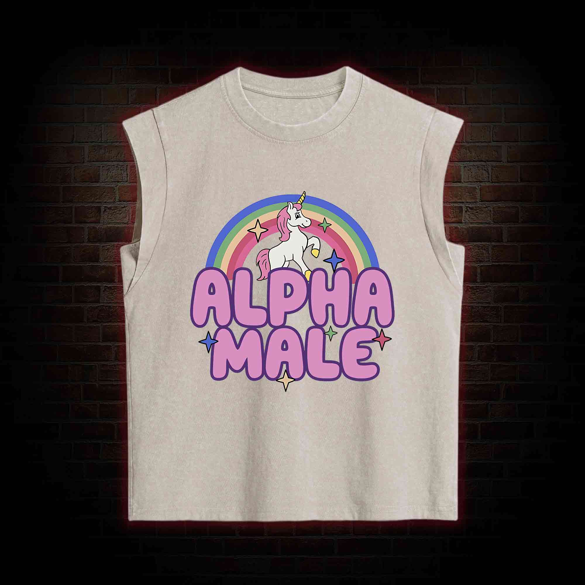 Alpha Male  Women's Washed Tank Top