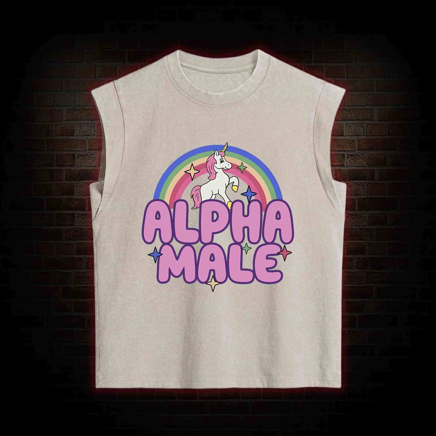 Alpha Male  Women's Washed Tank Top