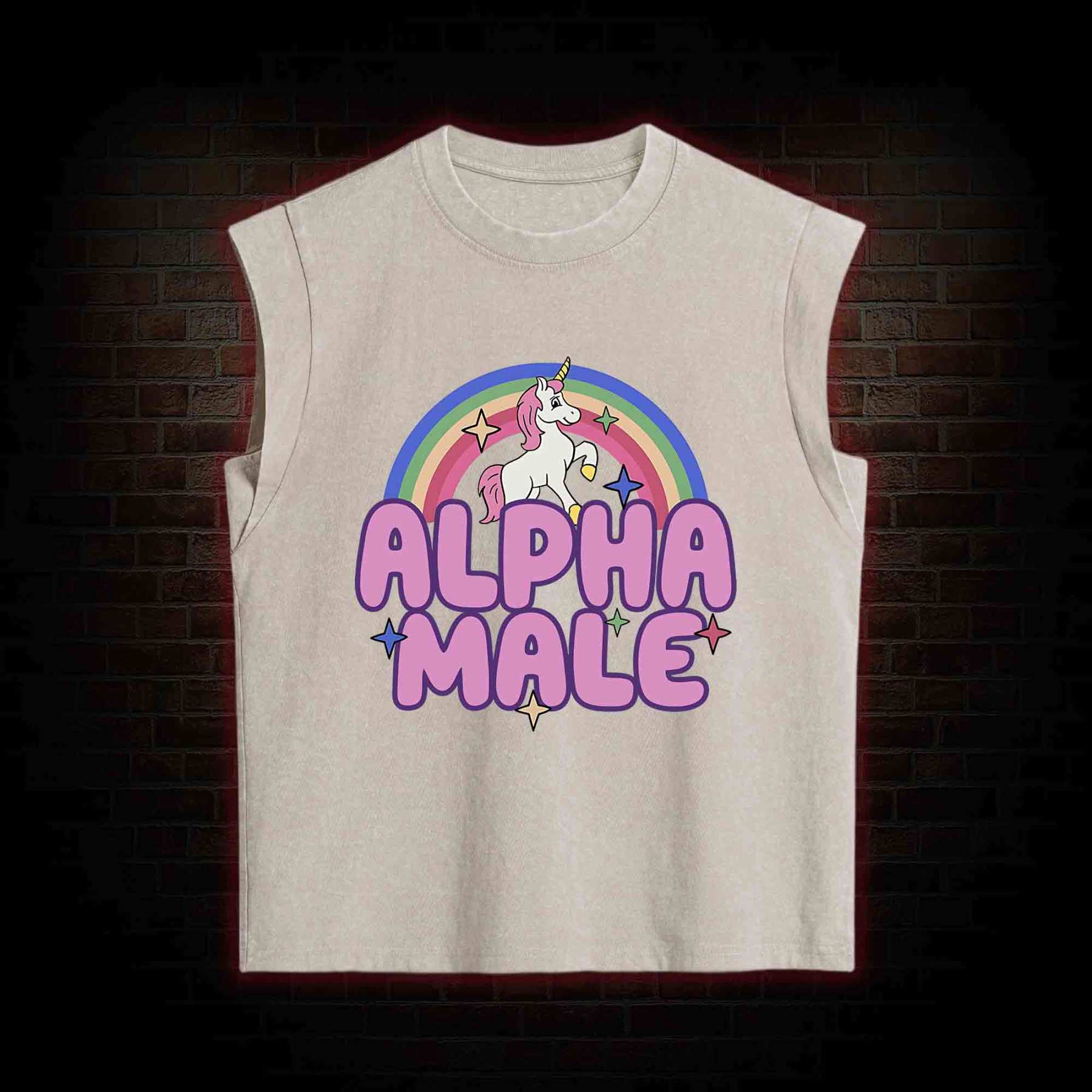 Alpha Male  Women's Washed Tank Top