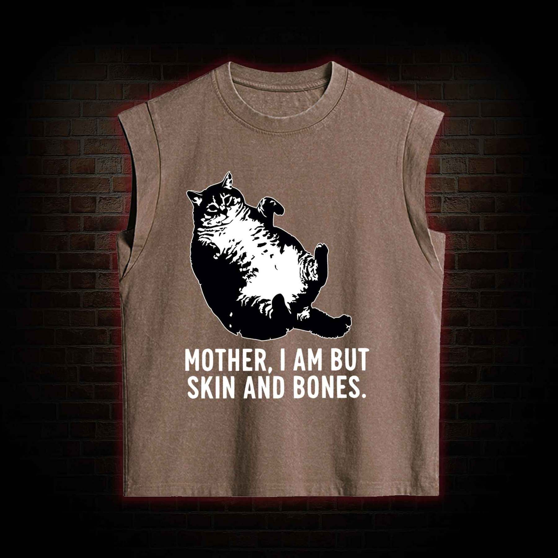 Mother I Am but Skin and Bones Women's Washed Tank Top