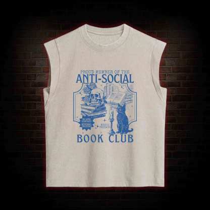 Anti-Social Book Club Women's Washed Tank Top
