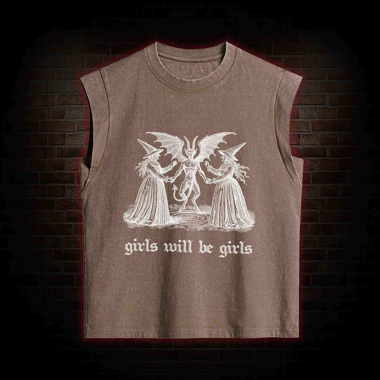 Girls Will Be Girls Women's Washed Tank Top