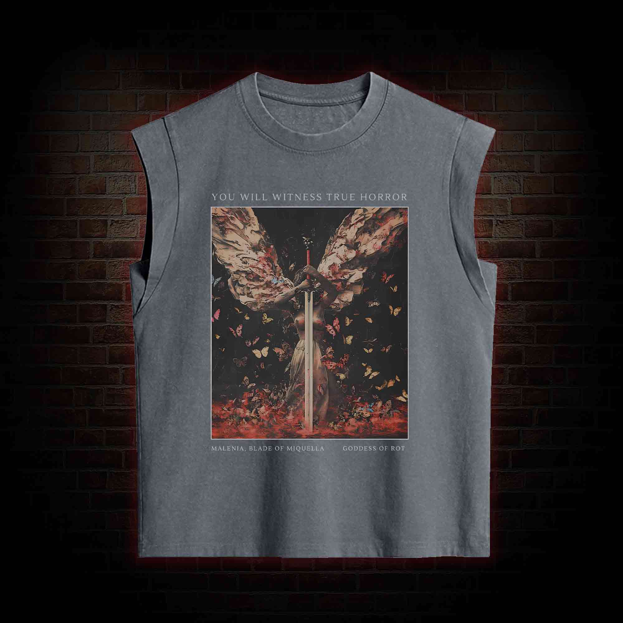 Goddess of Rot Slim Fit Women's Washed Tank Top