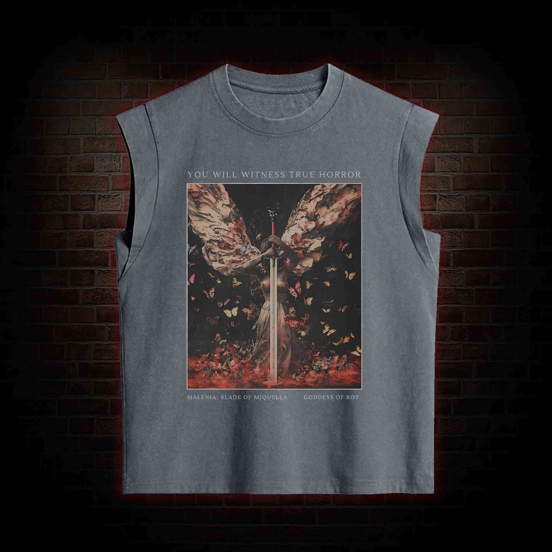 Goddess of Rot Slim Fit Women's Washed Tank Top