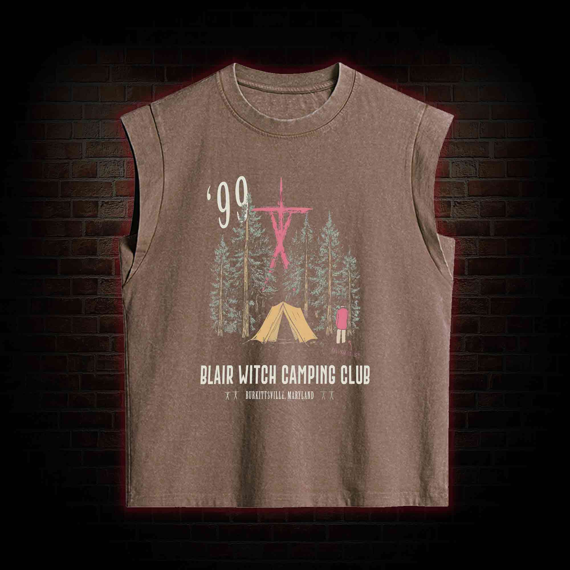 Witch Camping Women's Washed Tank Top