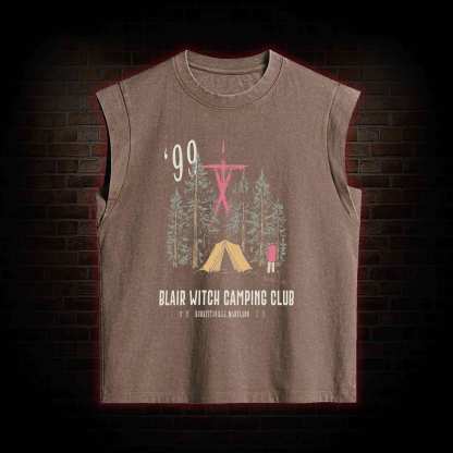 Witch Camping Women's Washed Tank Top