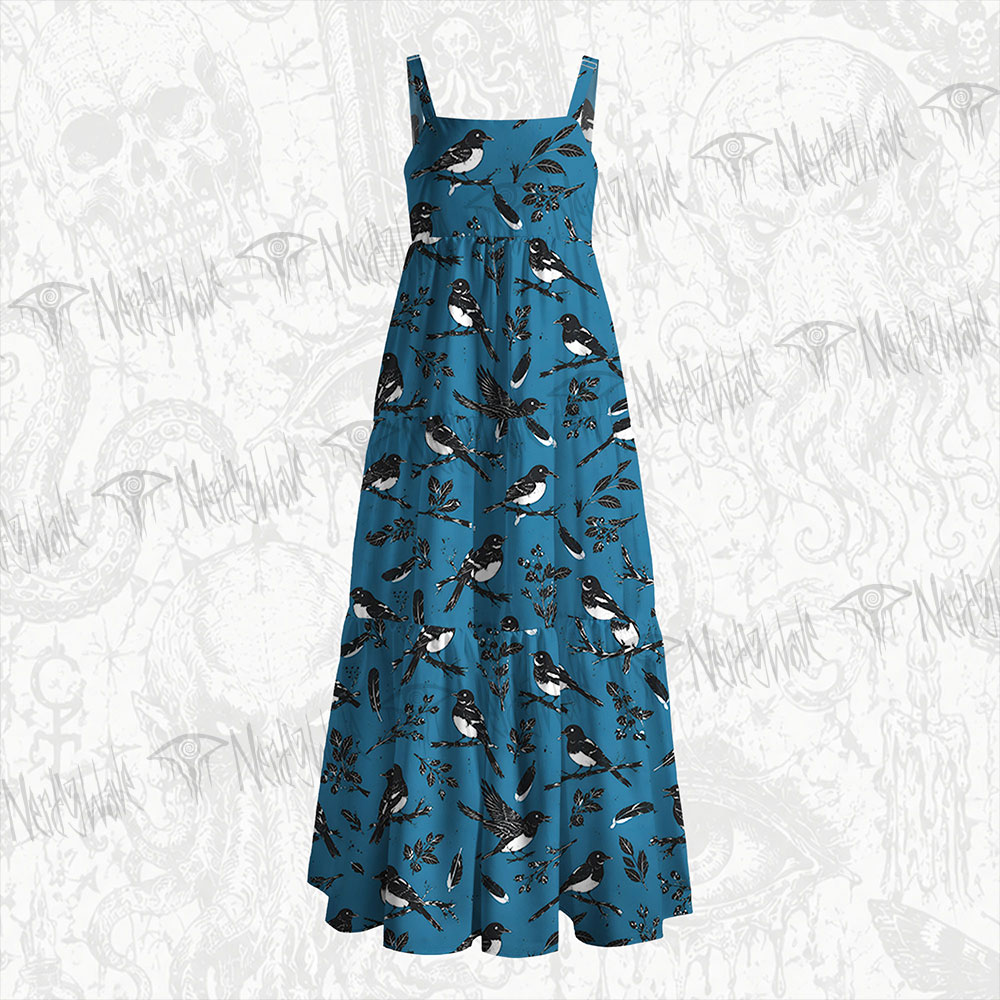 248Moth and Botanical Wide Straps Maxi Dress