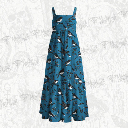 248Moth and Botanical Wide Straps Maxi Dress