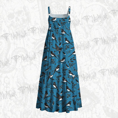 248Moth and Botanical Wide Straps Maxi Dress