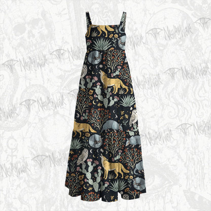 249Moth and Botanical Wide Straps Maxi Dress
