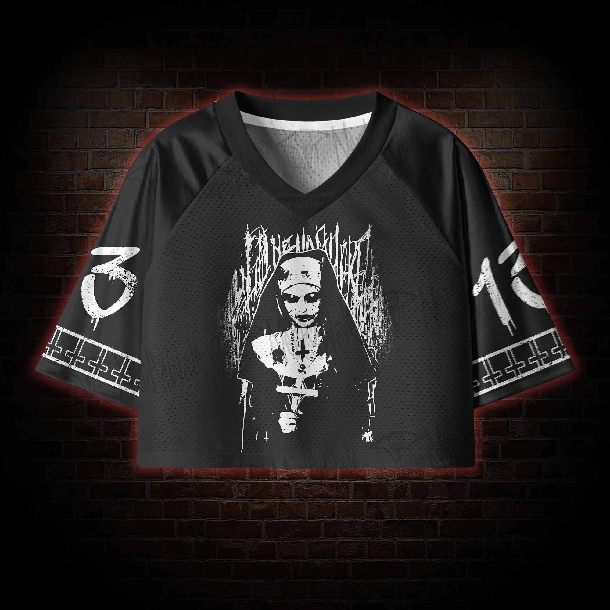 Gods No Masters Power Women's Cropped Mesh Jersey