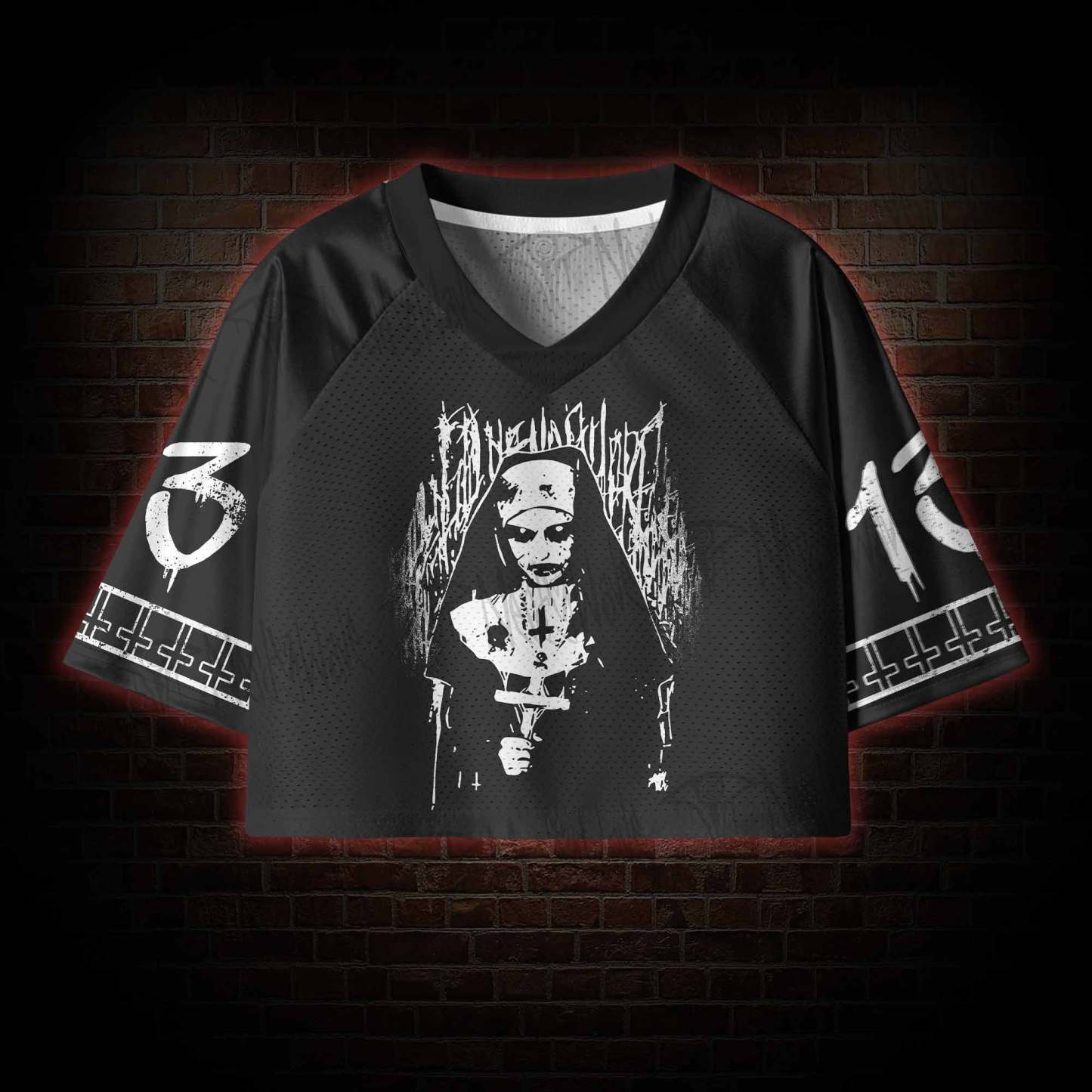 Gods No Masters Power Women's Cropped Mesh Jersey