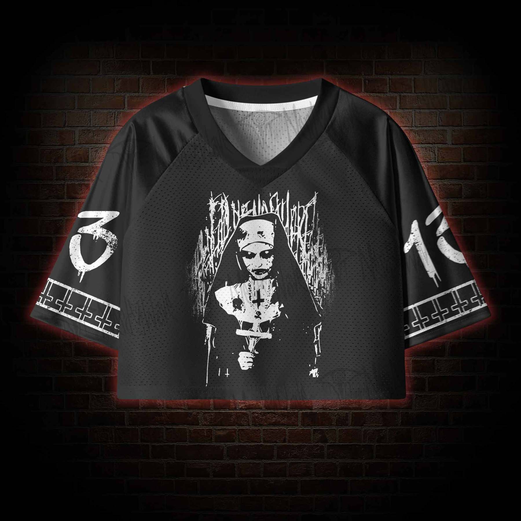Gods No Masters Power Women's Cropped Mesh Jersey