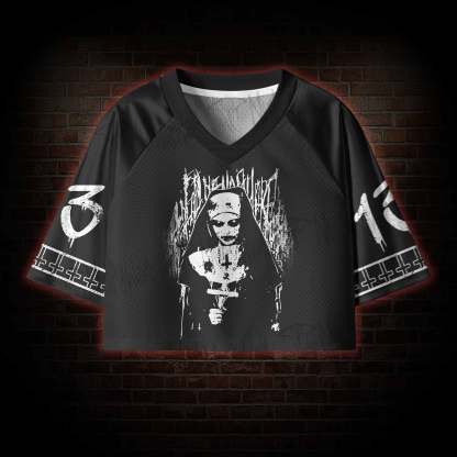 Gods No Masters Power Women's Cropped Mesh Jersey