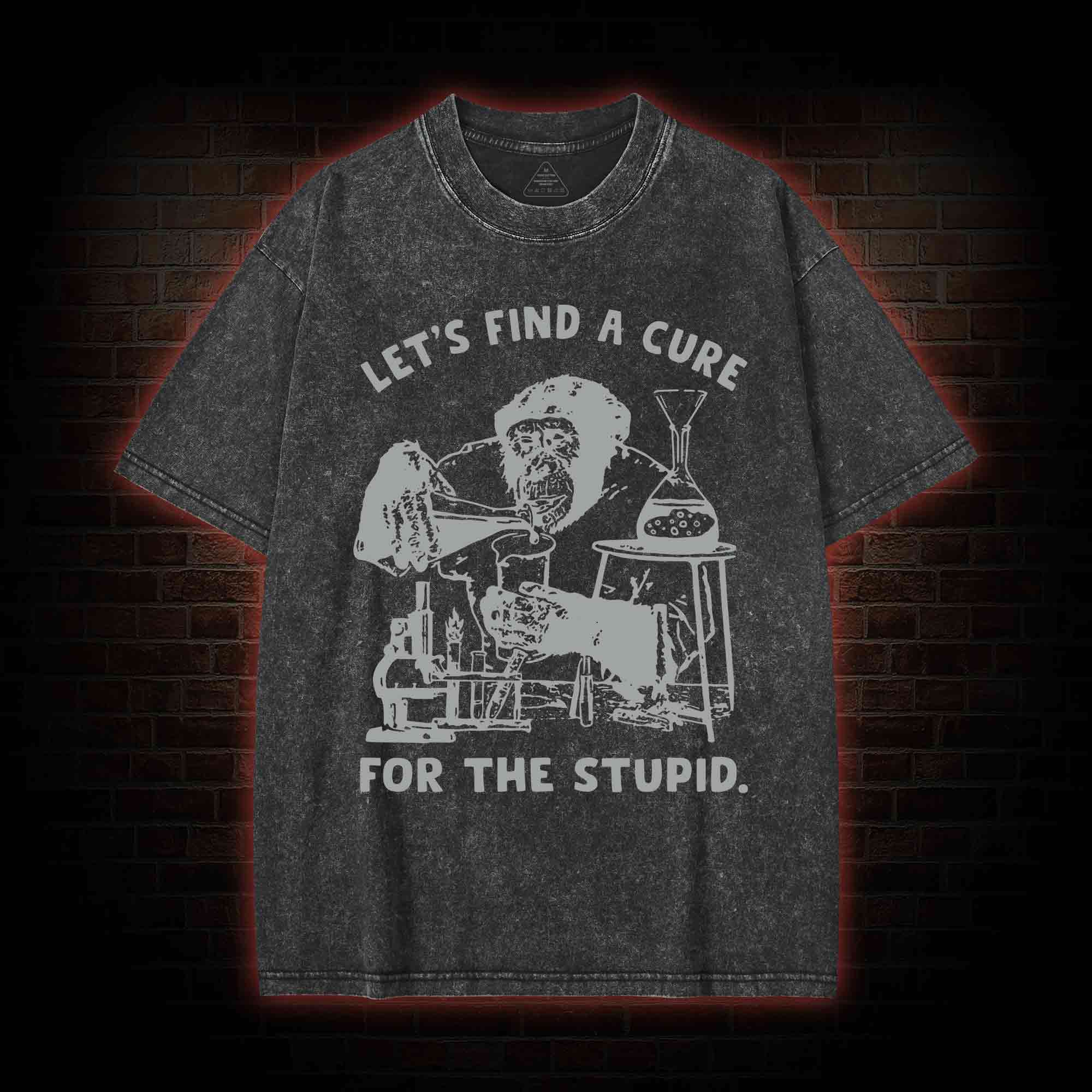 Let's Find A Cure Washed T-shirt