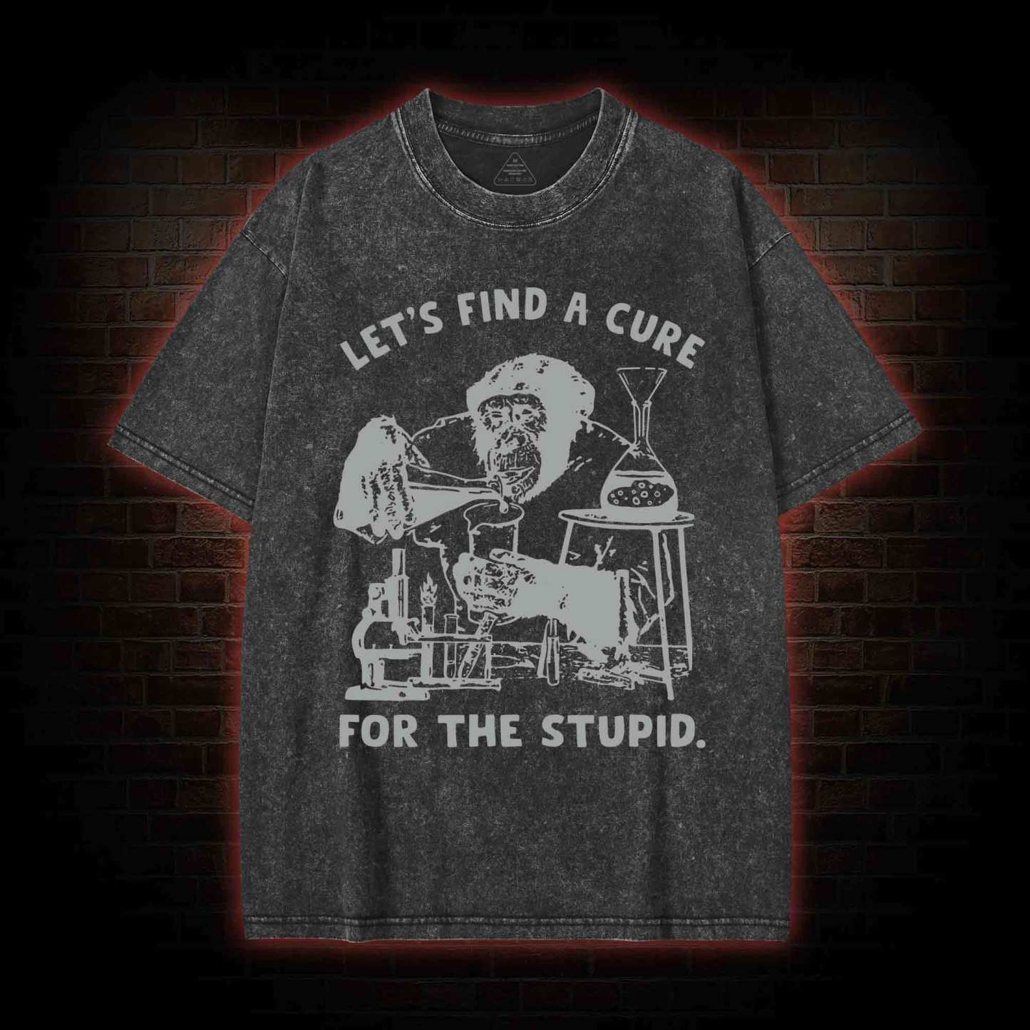 Let's Find A Cure Washed T-shirt