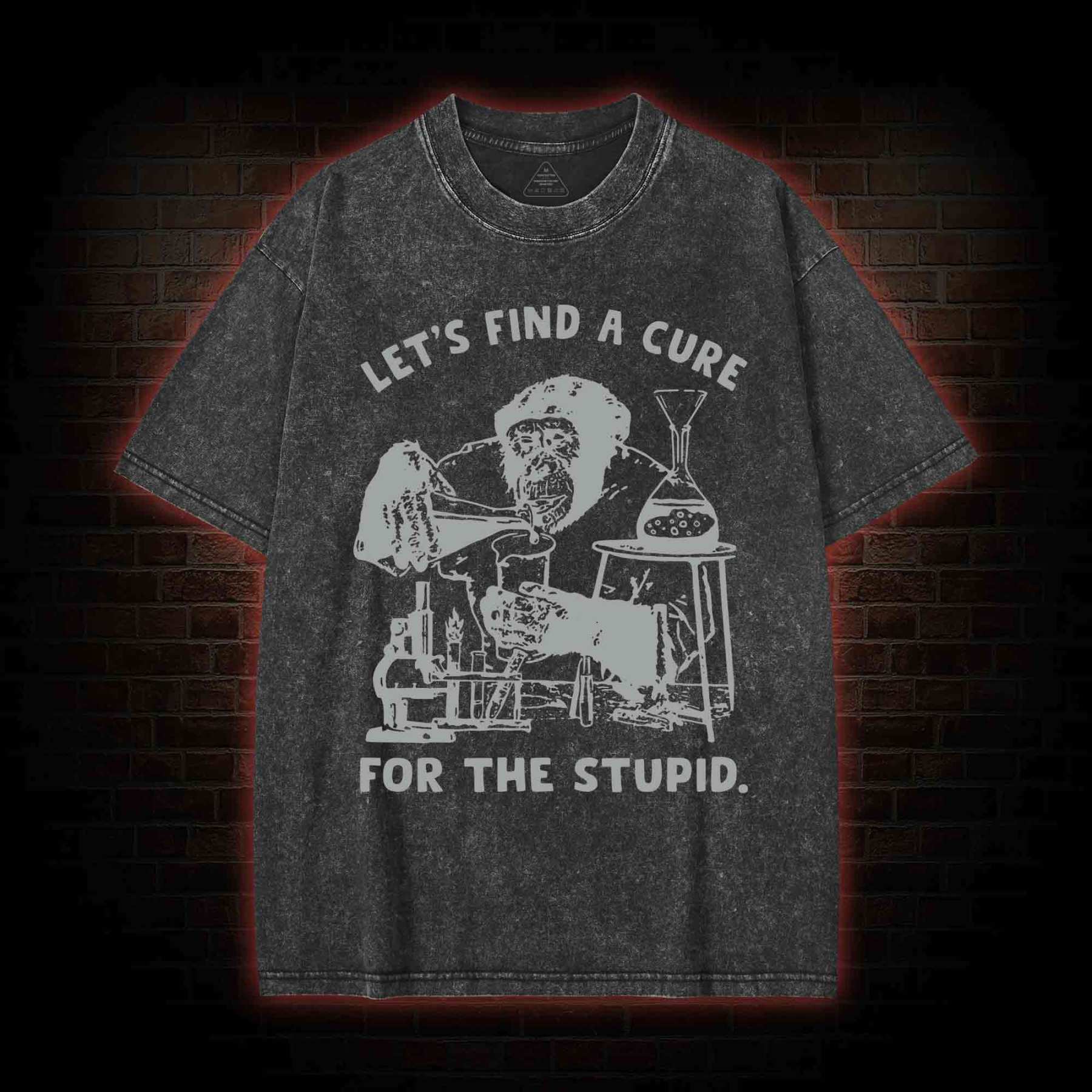 Let's Find A Cure Washed T-shirt