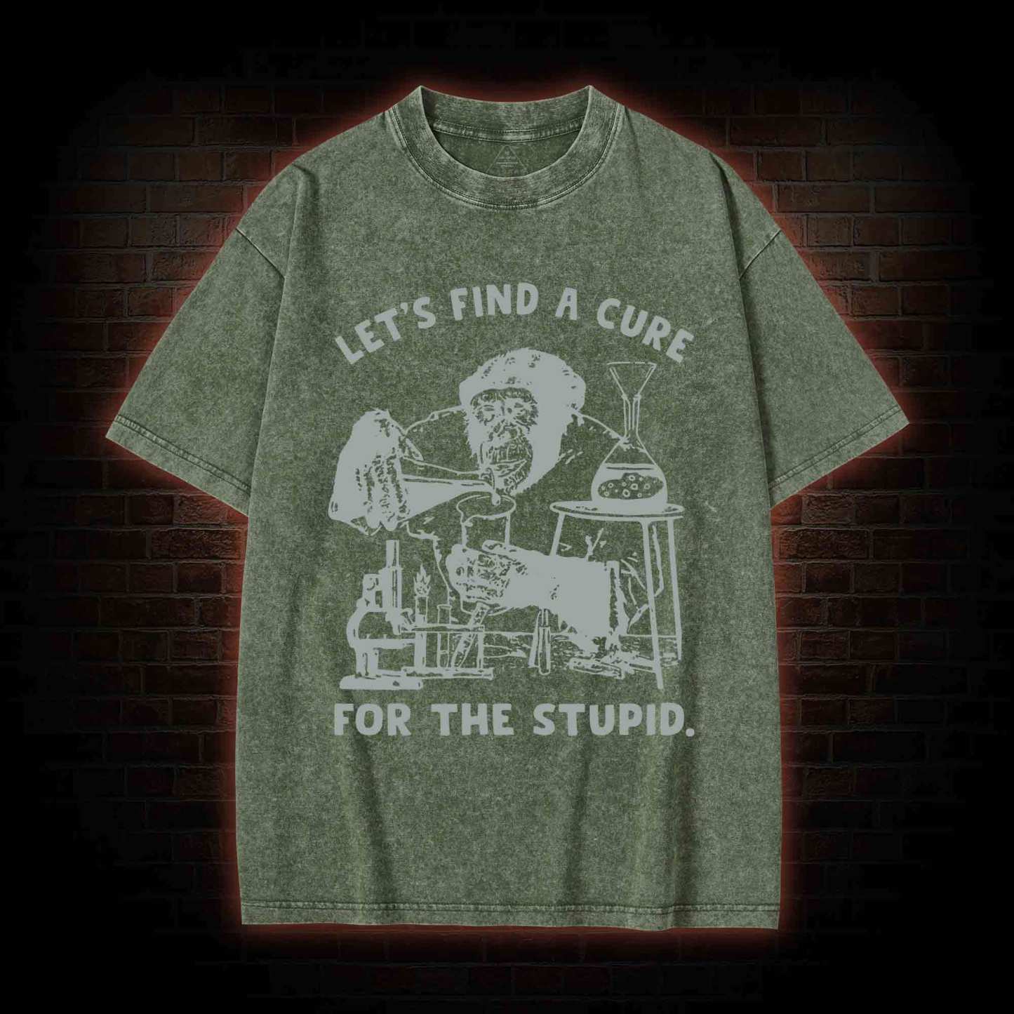Let's Find A Cure Washed T-shirt