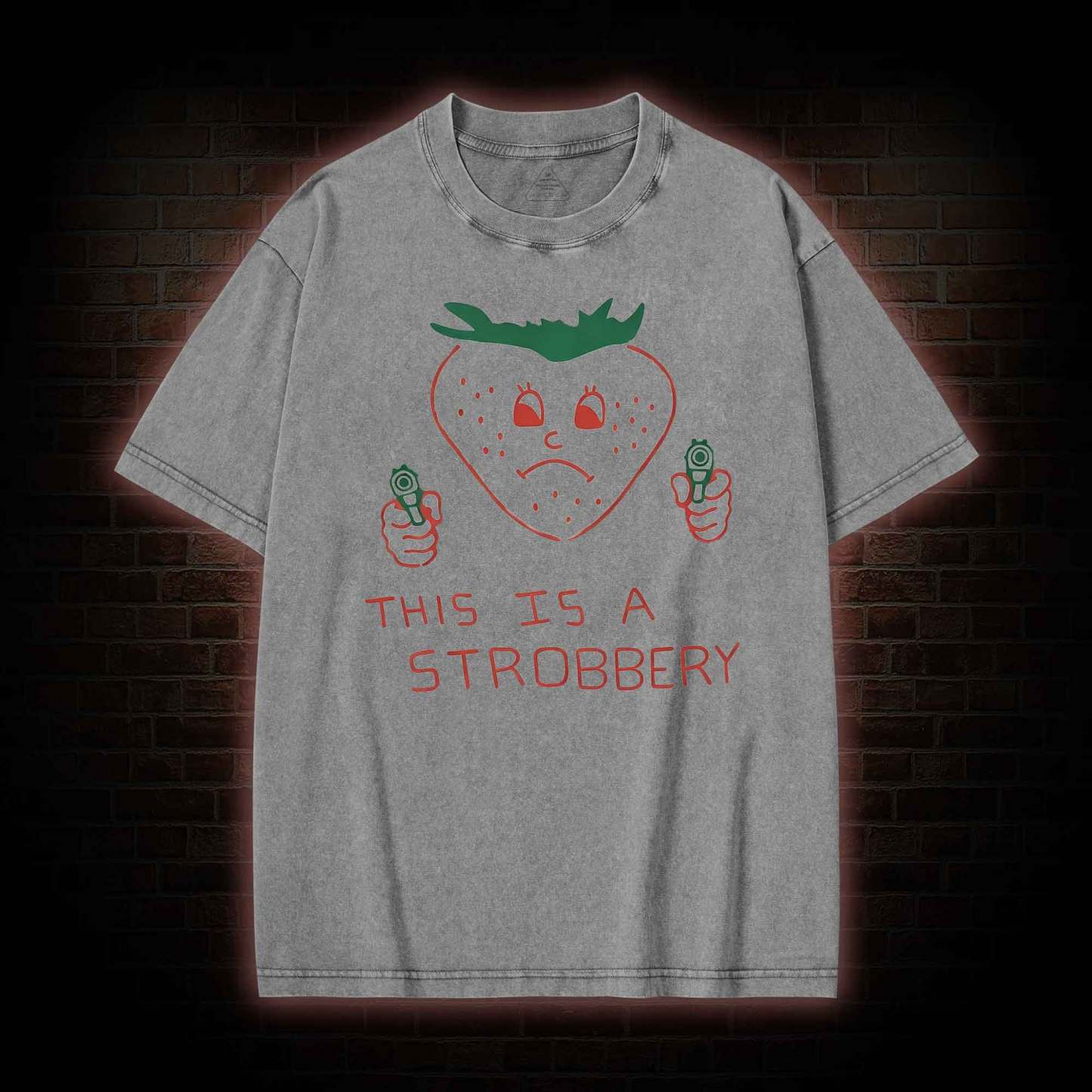 This is a Strobbery Washed T-shirt