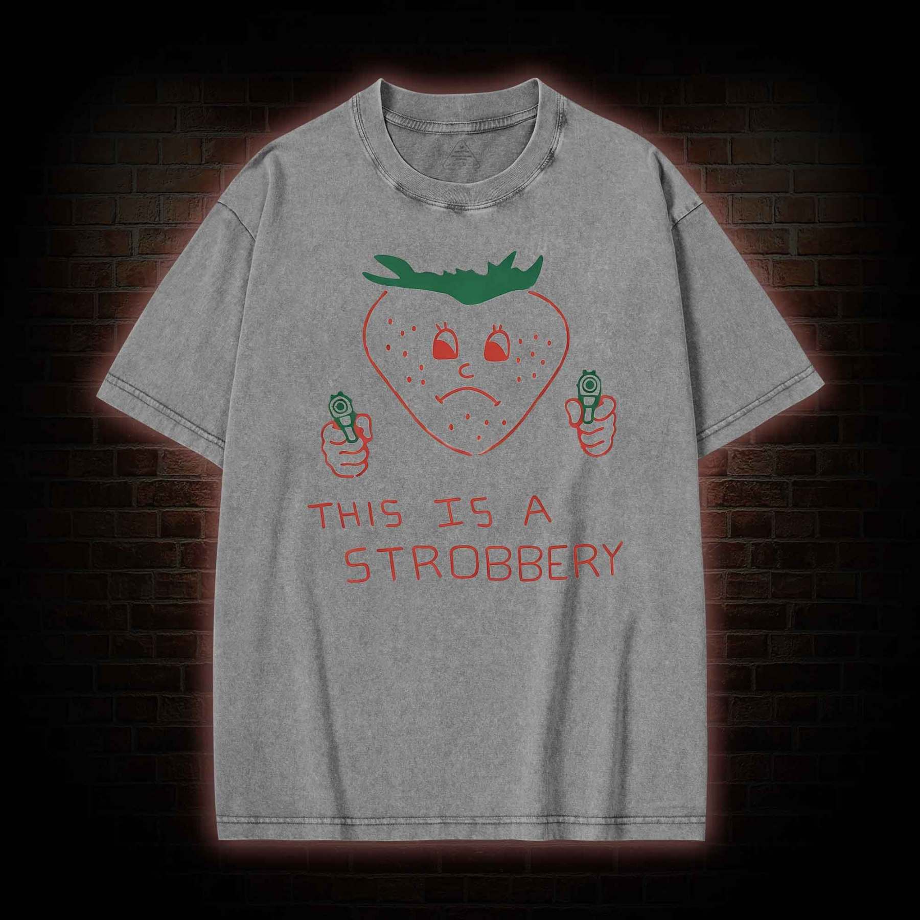 This is a Strobbery Washed T-shirt