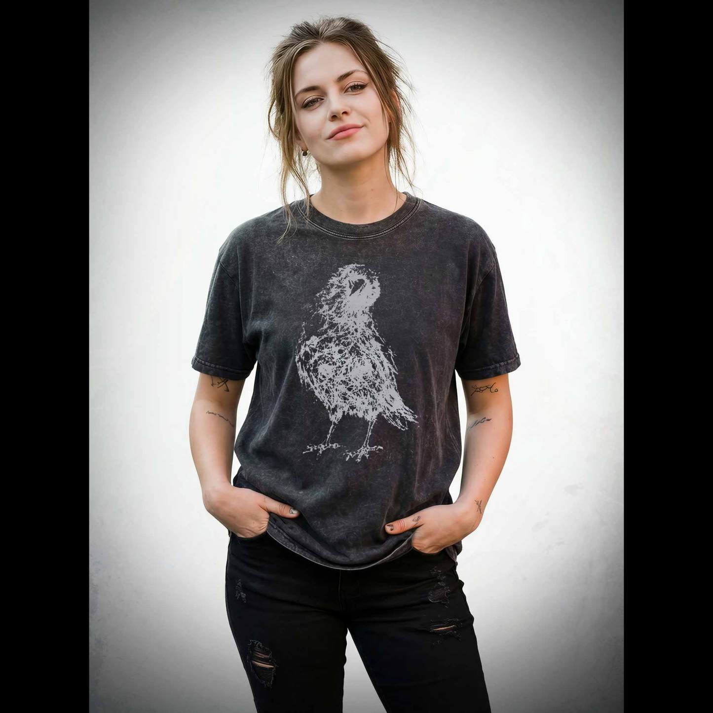 Raven Washed T-shirt