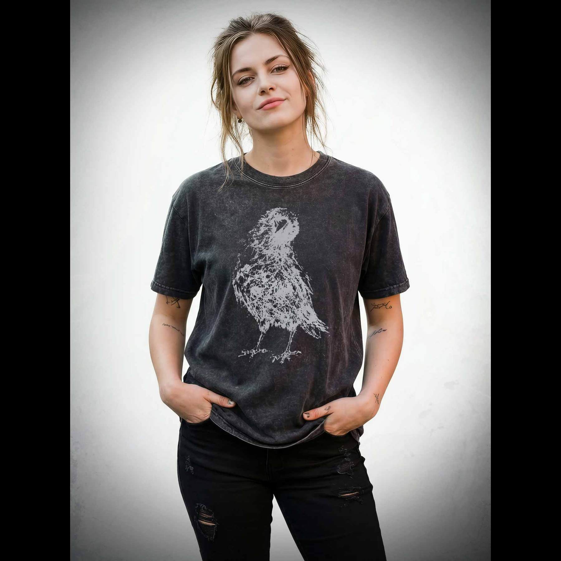 Raven Washed T-shirt