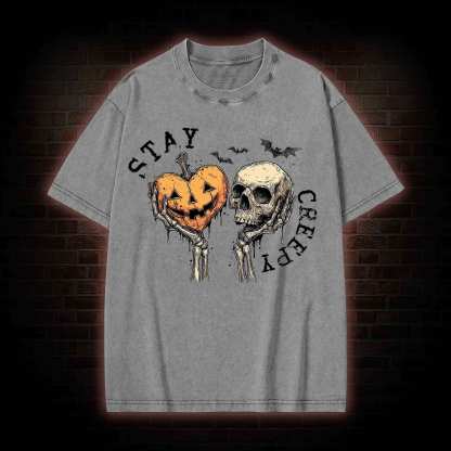 Stay Creepy Washed T-shirt