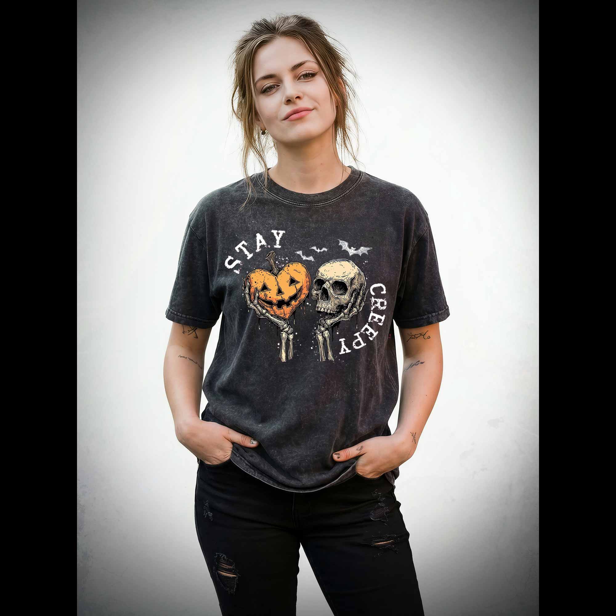 Stay Creepy Washed T-shirt