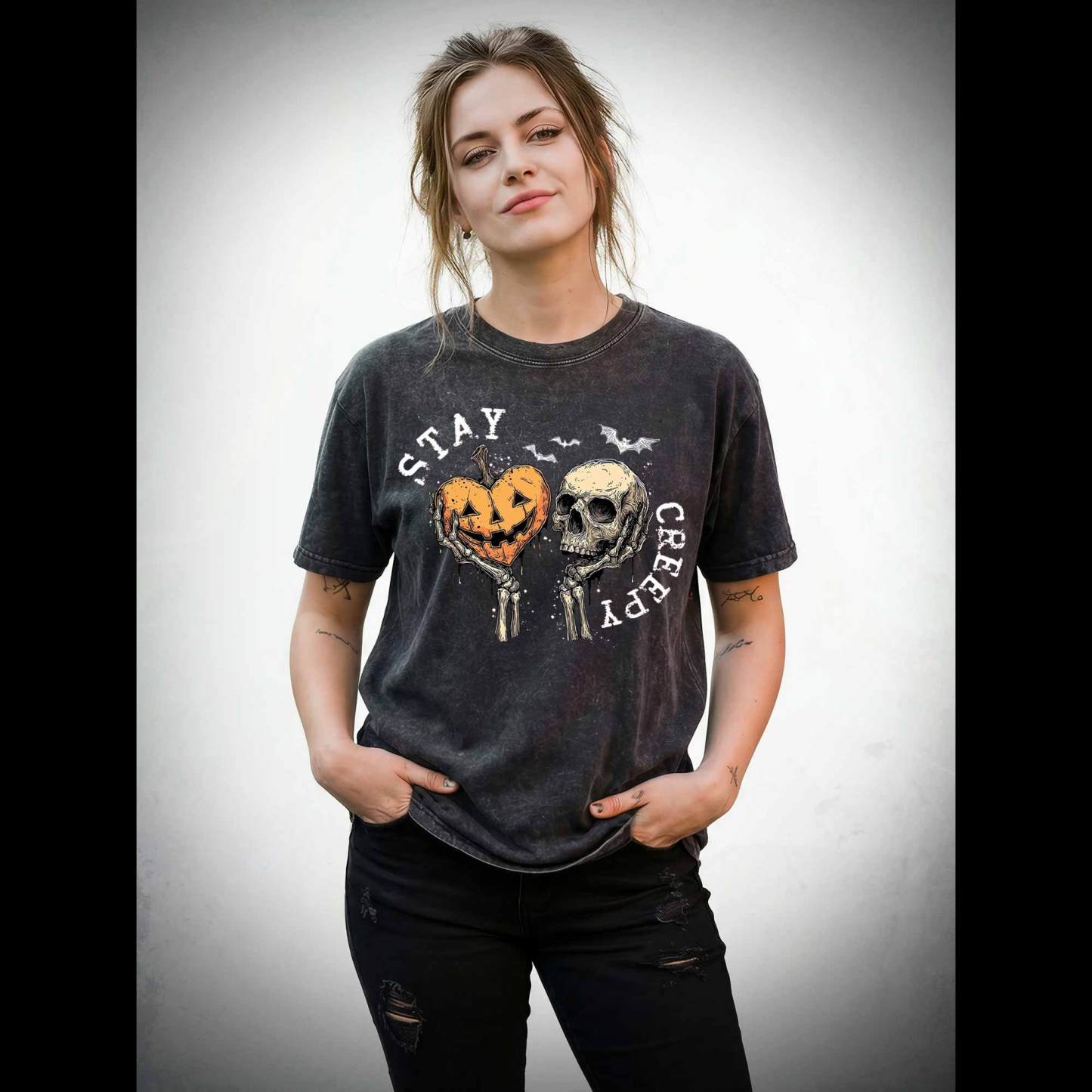 Stay Creepy Washed T-shirt