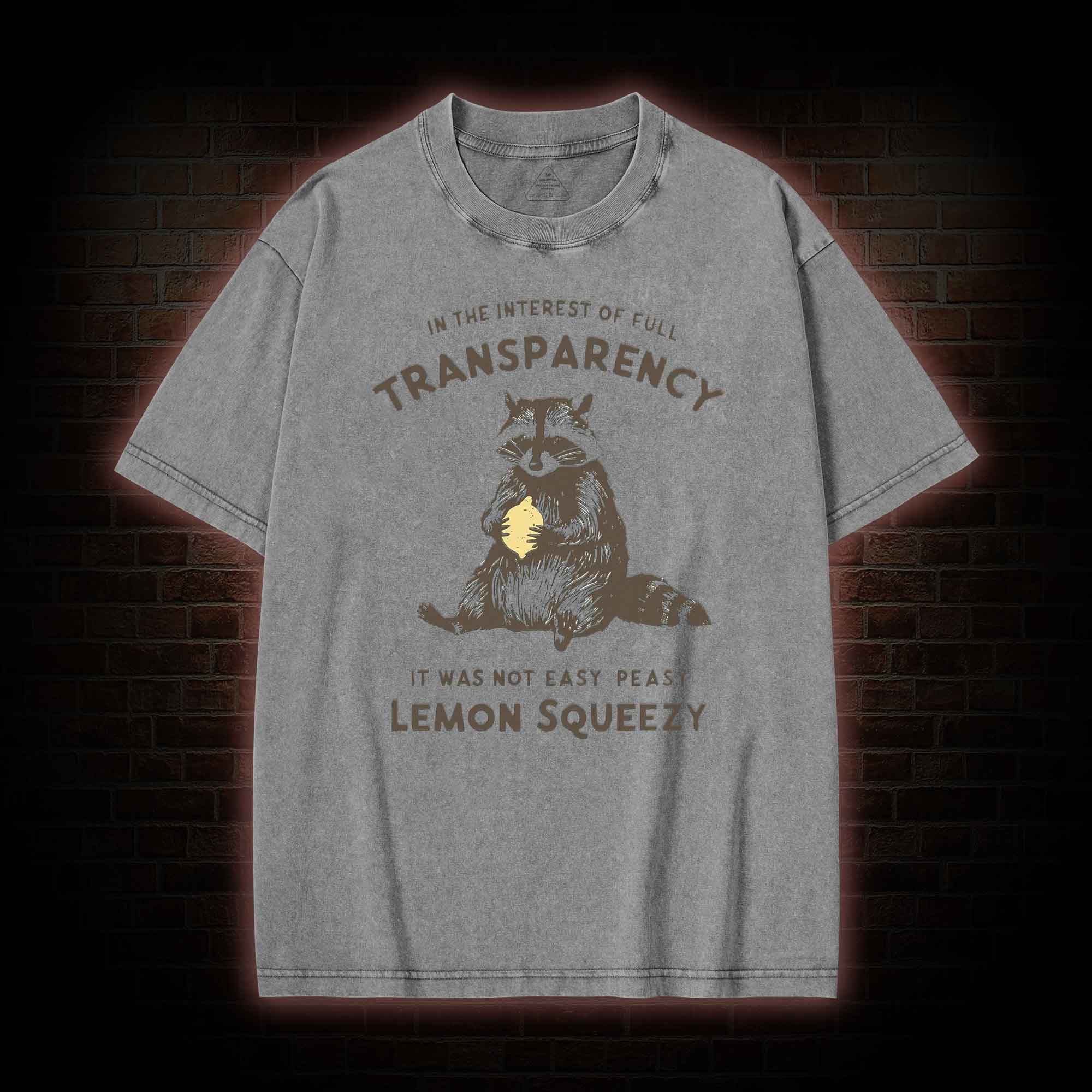 Easy Peasy Lemon Squeezy Washed T-shirt