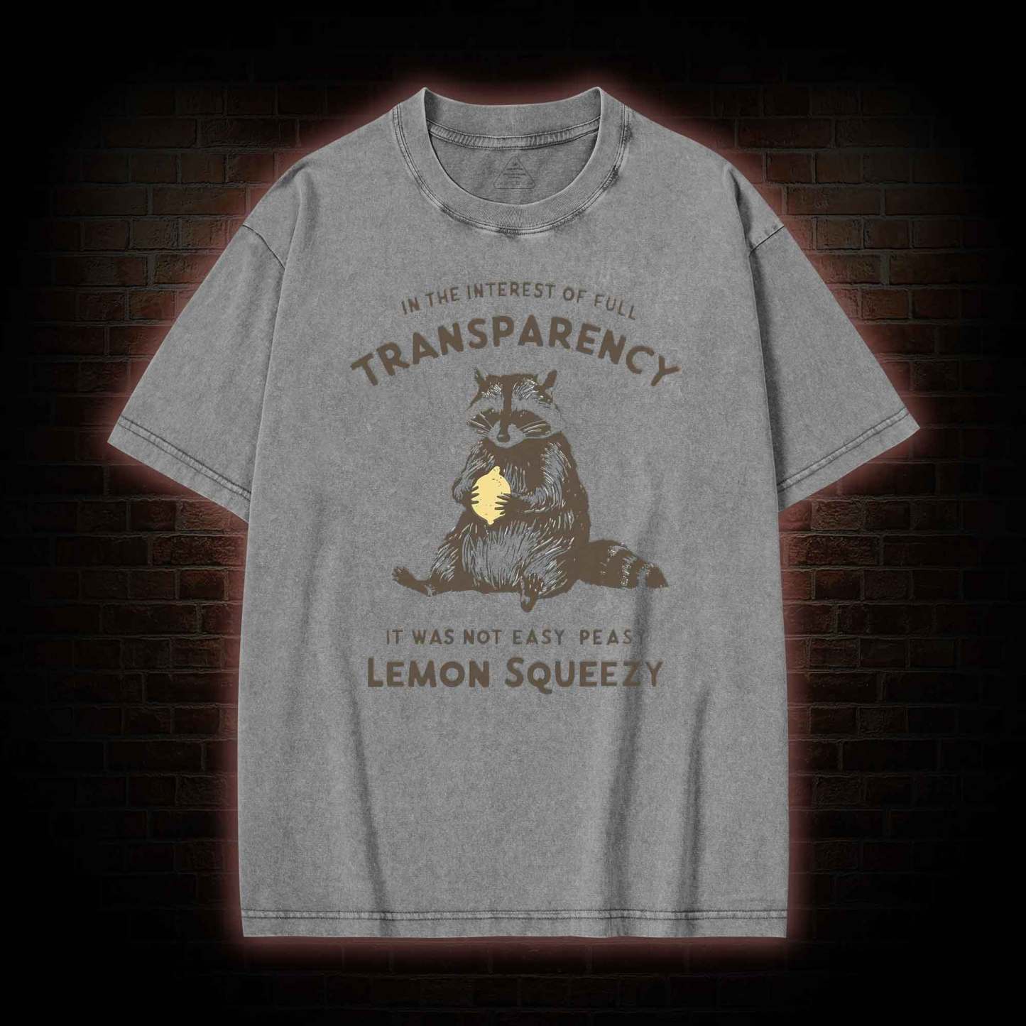Easy Peasy Lemon Squeezy Washed T-shirt