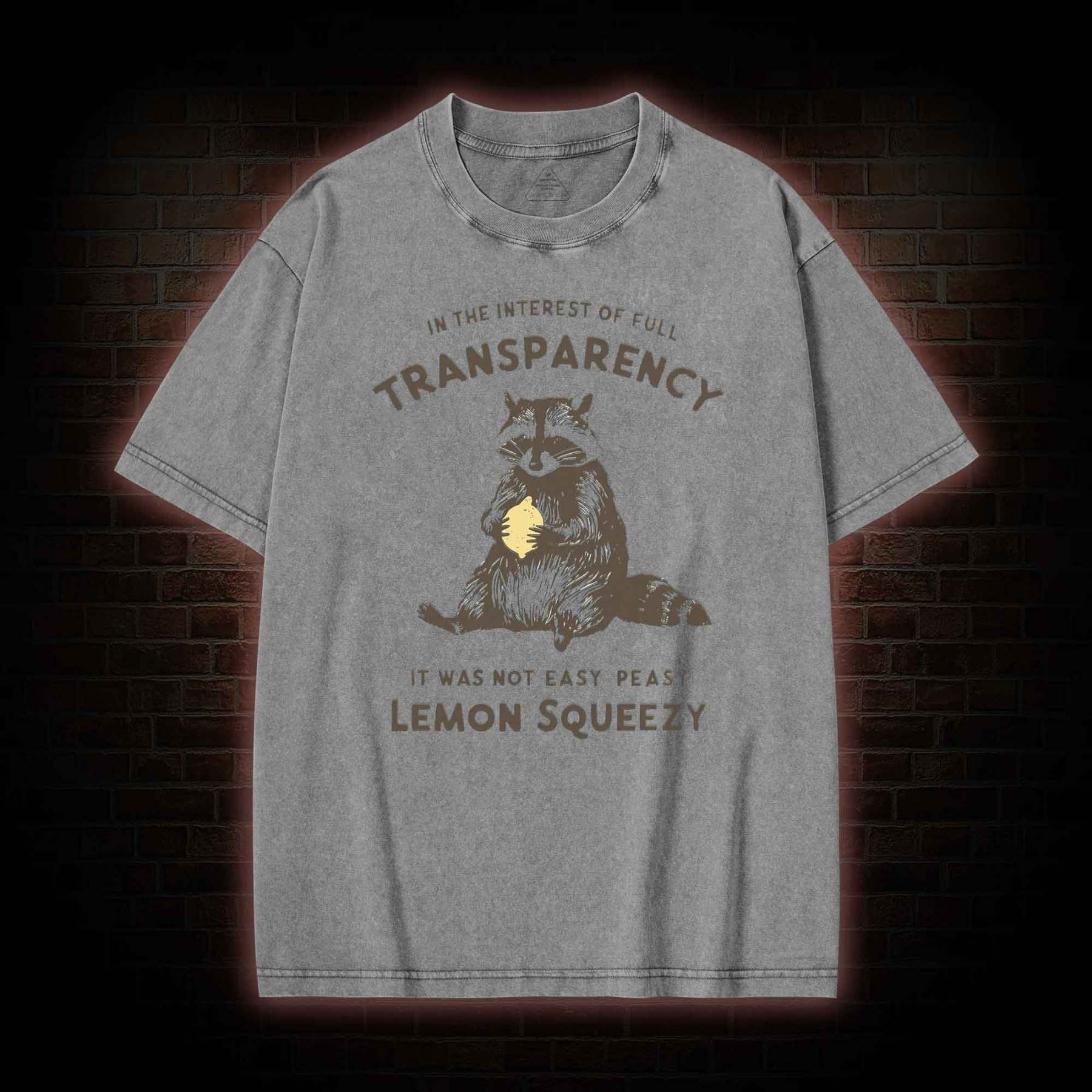 Easy Peasy Lemon Squeezy Washed T-shirt