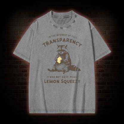 Easy Peasy Lemon Squeezy Washed T-shirt