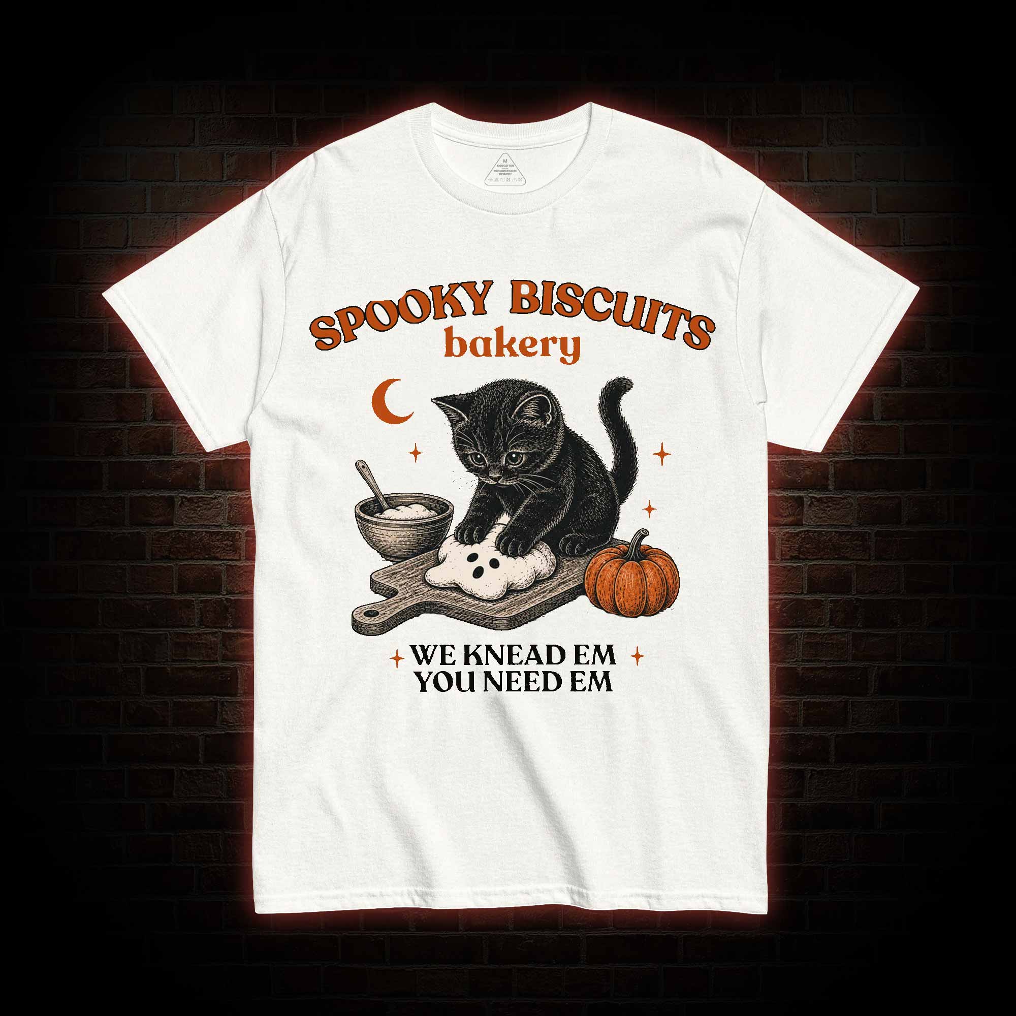 Spooky Biscuits Bakery T-shirt