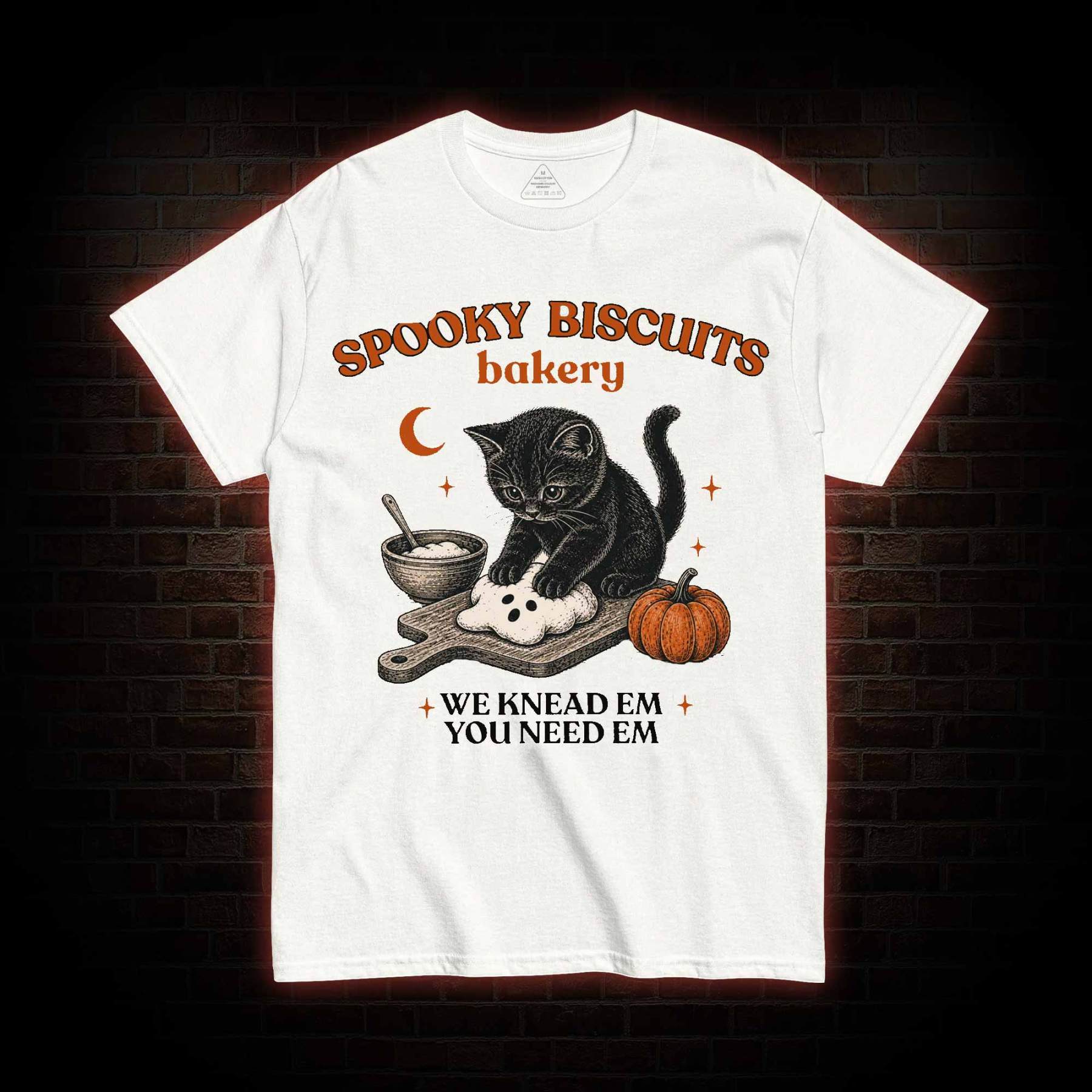 Spooky Biscuits Bakery T-shirt