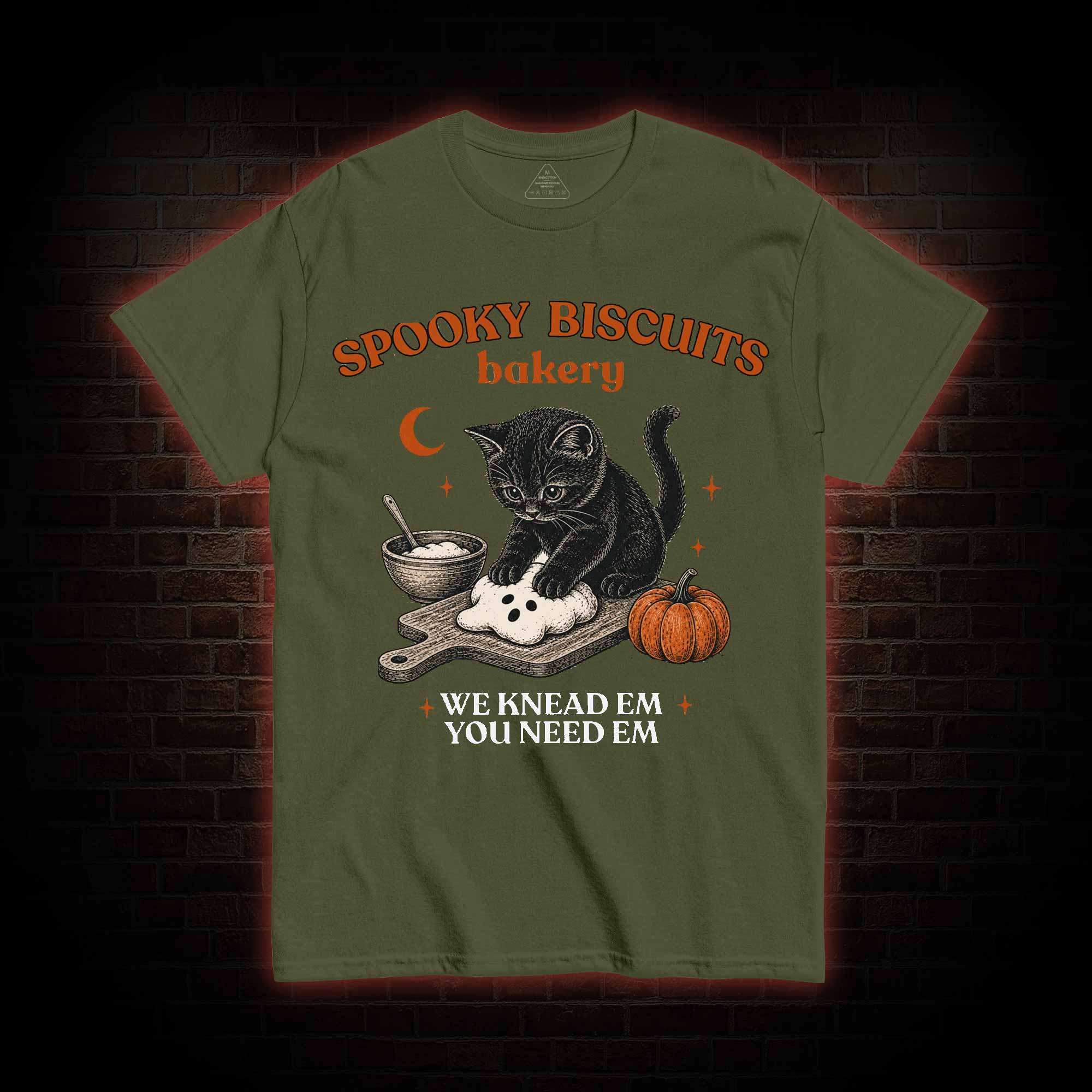 Spooky Biscuits Bakery T-shirt