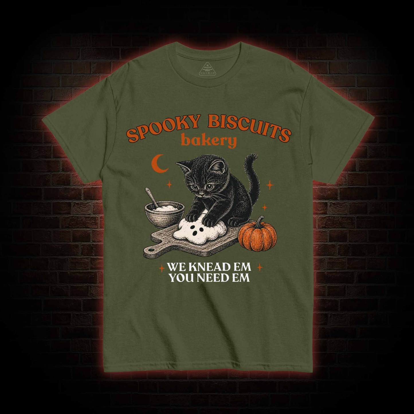 Spooky Biscuits Bakery T-shirt