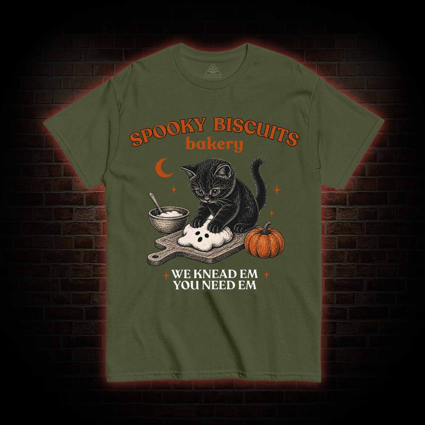 Spooky Biscuits Bakery T-shirt