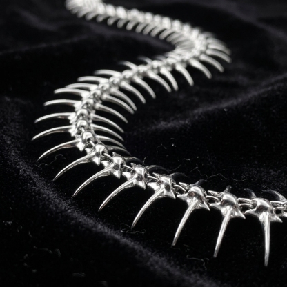 Fish-bone Awl Necklace