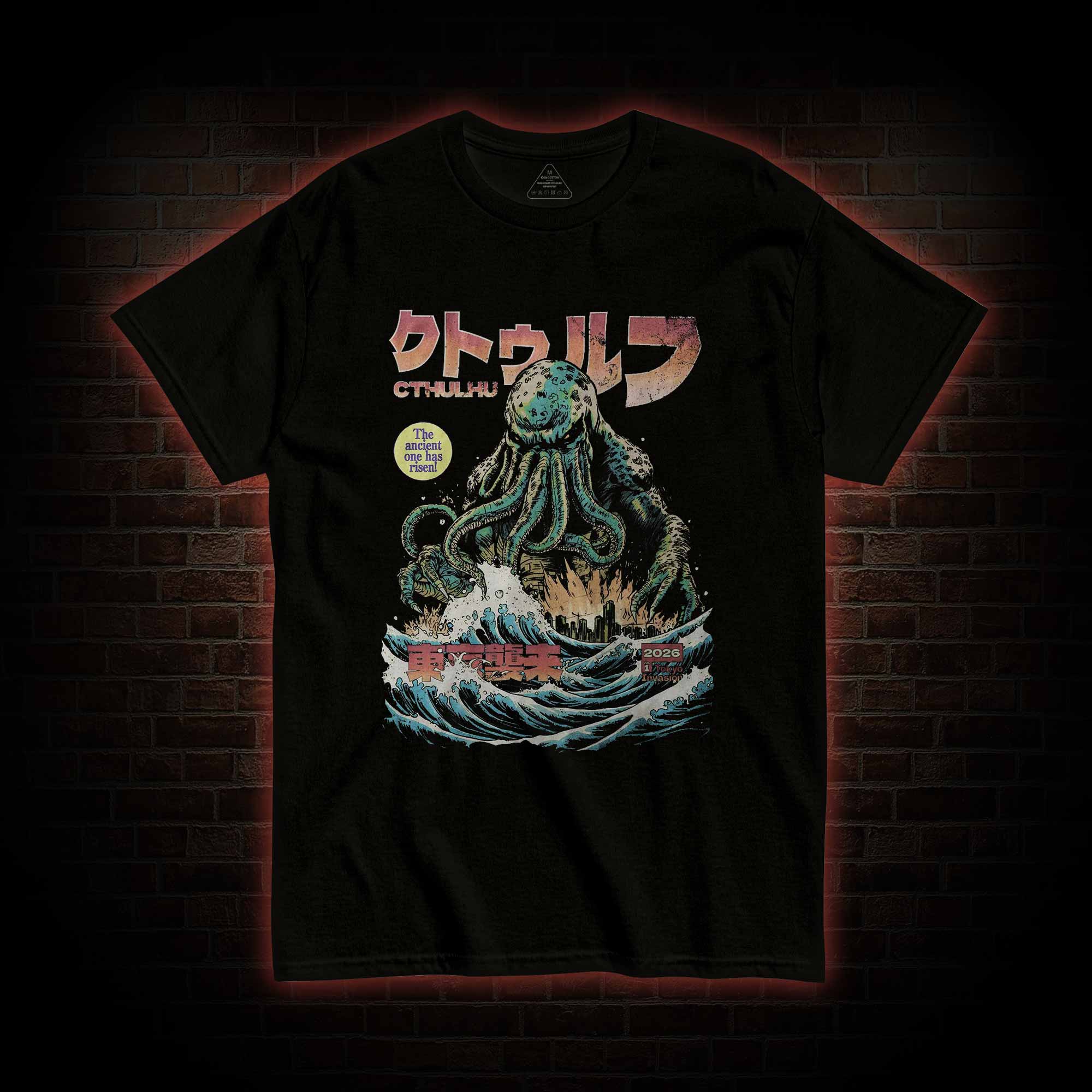 Cthulhu Tokyo Invasion T-shirt