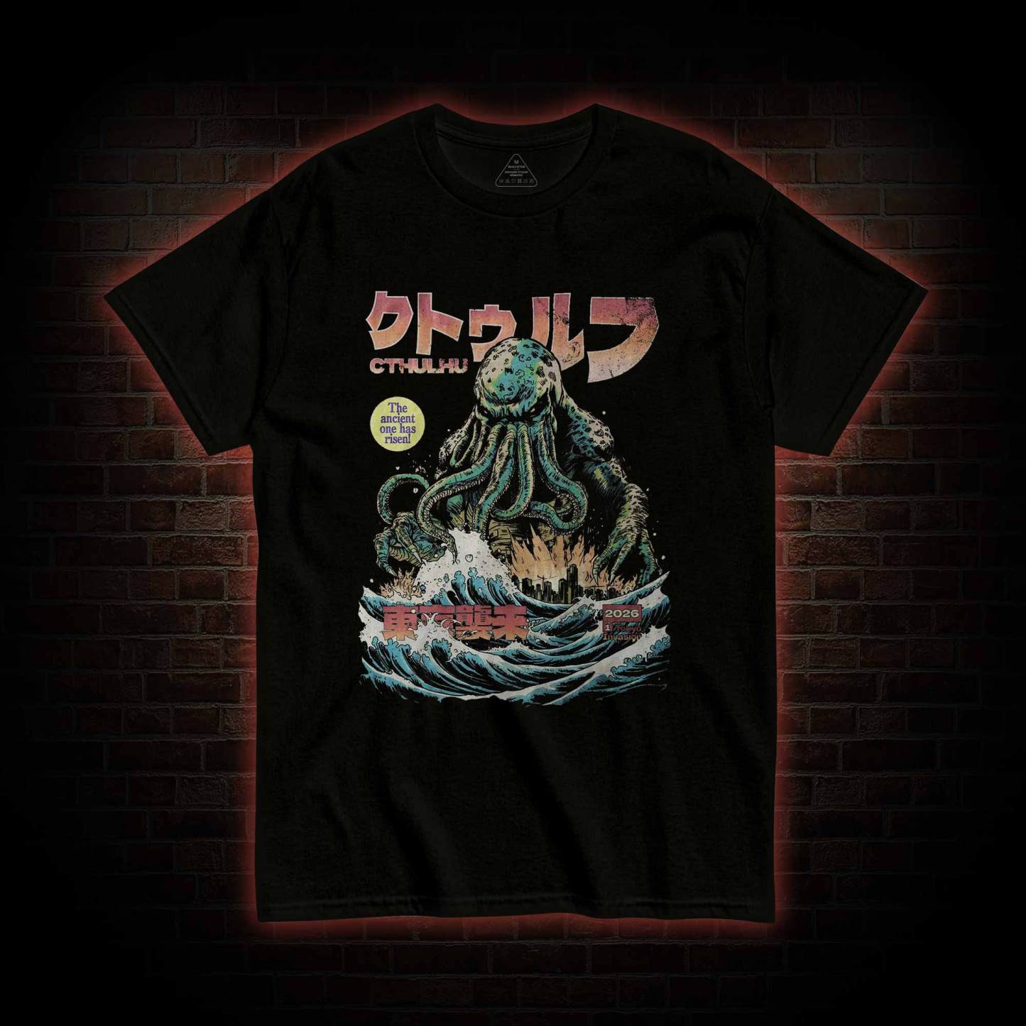 Cthulhu Tokyo Invasion T-shirt