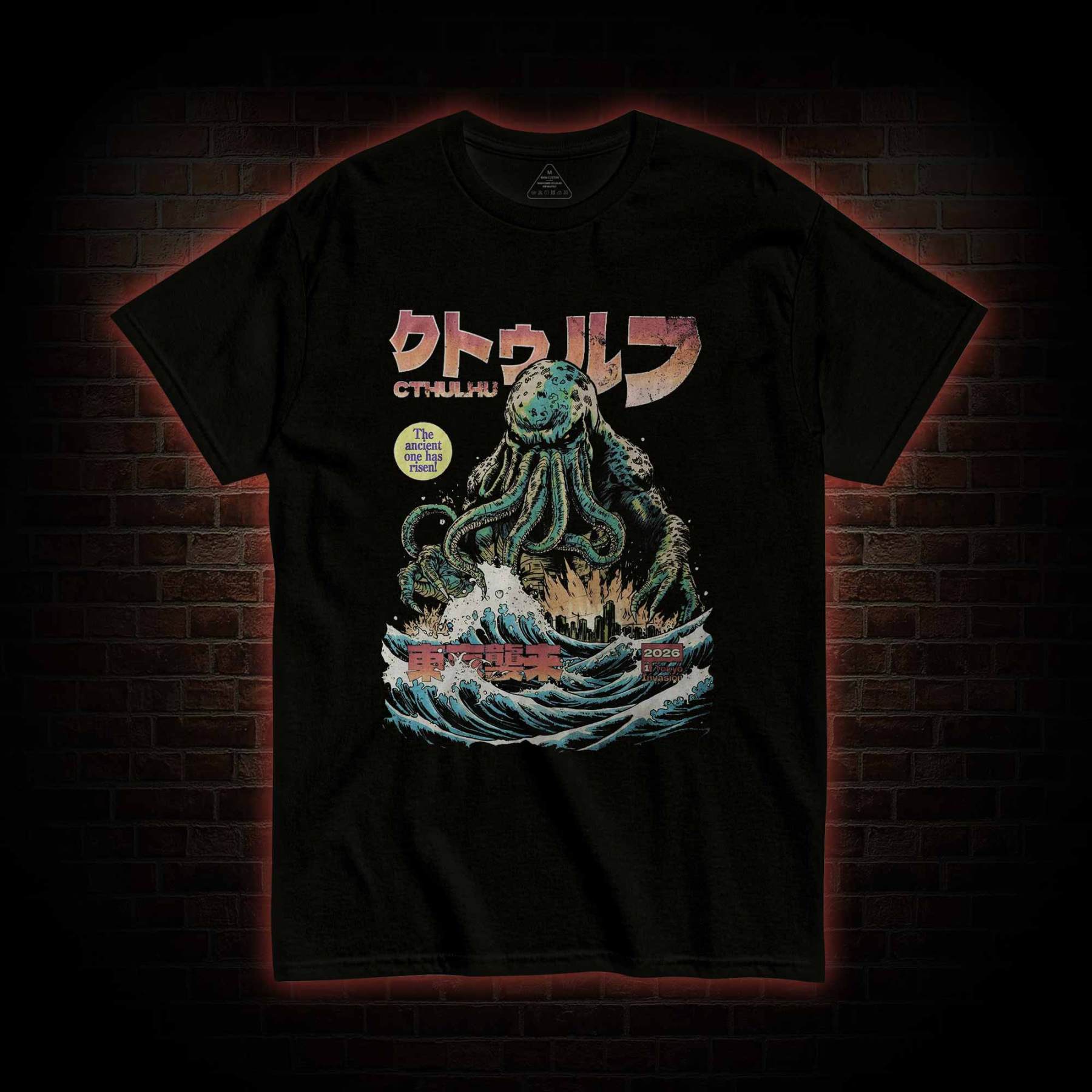 Cthulhu Tokyo Invasion T-shirt