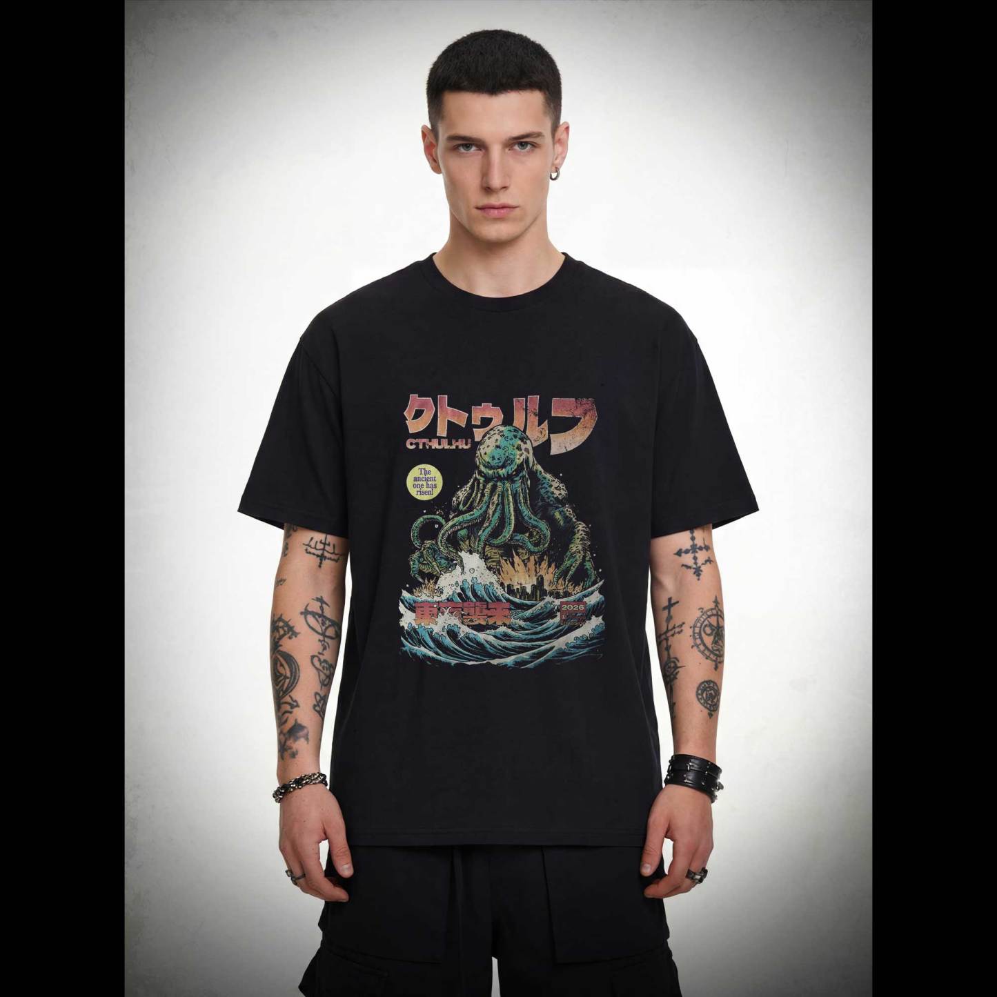 Cthulhu Tokyo Invasion T-shirt