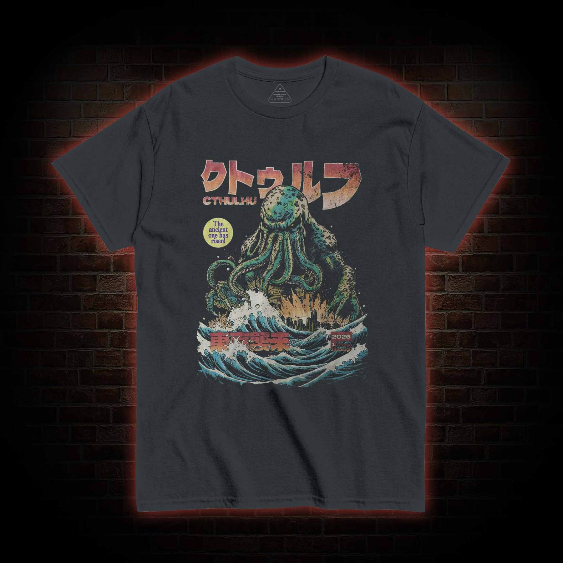 Cthulhu Tokyo Invasion T-shirt